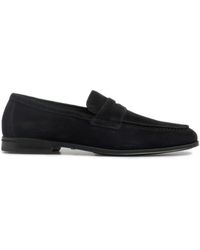 Doucal's - Schoenen ,Blauw ,Leer 3382 Juke Penny Loafers - Lyst