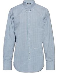 DSquared² - Overhemden ,Veelkleurig ,Katoen Geruit Overhemd - Lyst