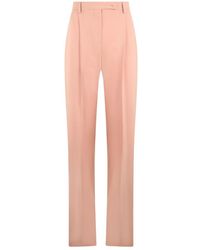 Alberta Ferretti - Klassieke Broek Met Hoge Taille - Lyst