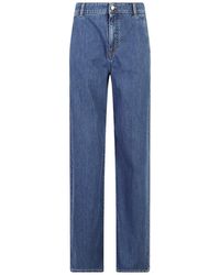 Max Mara - Straight Fit Jeans - Lyst
