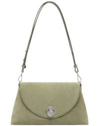 Coccinelle - Nikla Suede Bimaterial Medium - Lyst