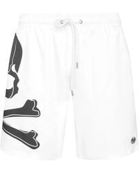 Philipp Plein - Skull & Bones Badeshorts - Lyst