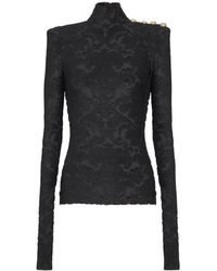 Balmain - Long Sleeve Tops - Lyst