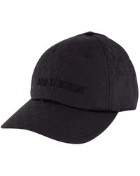 McQueen - Skull Repeat Baseball Cap - Lyst