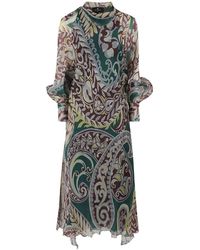 Etro - Maxi-Jurk - Lyst