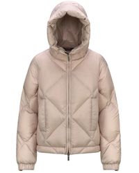 K-Way - Jassen ,Roze ,Nylon Superlicht Gewatteerd Jack Met Capuchon - Lyst