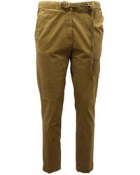 White Sand - Slim-Fit Trousers - Lyst