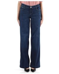 Guess - Weite jeans mit knopf- und reißverschluss - Lyst