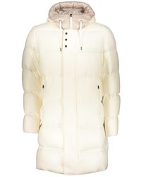 Herno - Lange Gewatteerde Jas Met Capuchon - Lyst