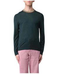 Paul Smith - Stripe Crew Neck Sweater - Lyst
