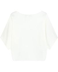 Alpha Studio - Boot-Neck Top - Lyst