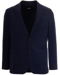 BOSS - Jassen ,Blauw ,P-Hanry Blazer - Lyst