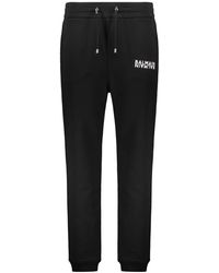 Balmain - Broeken ,Zwart ,Katoen Track Pants - Lyst