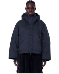Y-3 - Jassen ,Zwart ,Hooded Puffer Jacket - Lyst