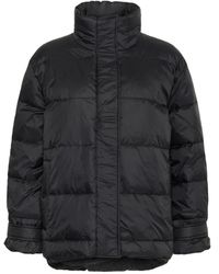 Inwear - Gepolsterte Schwarze Jacke Mit Hohem Kragen - Lyst