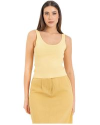 Kocca - Tops ,Geel ,Sleeveless Top - Lyst