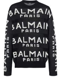 Balmain - Relaxed Fit Jersey - Lyst
