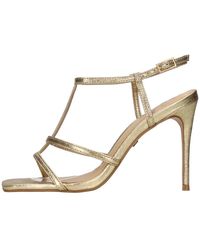 Carrano - Schoenen ,Geel ,Leer Sandalen Met Hoge Hak - Lyst