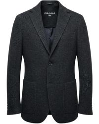 Circolo 1901 - Jassen ,Grijs ,Wol Cn 5046 Blazer - Lyst