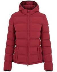Aspesi - Jassen ,Rood ,Voorritssluiting Met Dubbele Schuivers - Lyst