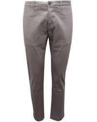 Nine:inthe:morning - Slim Easy Chino Broek Grijs - Lyst