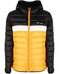 Champion - Jassen ,Veelkleurig ,Leer Gewatteerde Jas Met Capuchon - Lyst