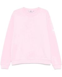 Gcds - Hoodies & Sweatvesten ,Roze ,Roze Paarse Crewneck Sweater - Lyst