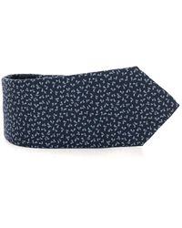 Canali - Tile Micro Print Krawatte - Lyst