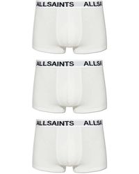 AllSaints - Boxer Briefs Drie-Pack - Lyst