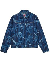 KENZO - Jassen ,Blauw ,Denim Denim Jas - Lyst