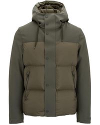 Herno - Jassen ,Groen Rits Puffer Jas - Lyst