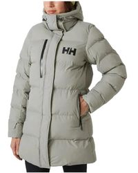 Helly Hansen - Jassen ,Grijs ,Adore Puffy Parka Met Reflecterende Elementen - Lyst
