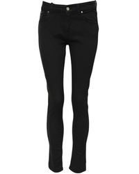 Dolce & Gabbana - Zwarte Skinny Mid Waist Denim Jeans - Lyst