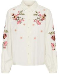 Cream - Overhemden ,Wit ,Blouses & Shirts - Lyst