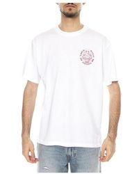 Edwin - Tops ,Wit ,Katoen Music Channel T-Shirt - Lyst