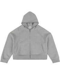 Entire studios - Hoodies & Sweatvesten ,Grijs ,Katoen Eternal Zip - Lyst