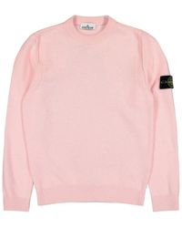 Stone Island - Round-Neck Knitwear - Lyst