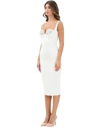 Elisabetta Franchi - Midi Dresses - Lyst