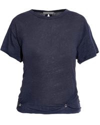 IRO - Tops ,Blauw ,Linnen Sorenza Top - Lyst