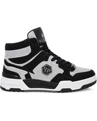 Philipp Plein - Predator Mid-Top Sneakers - Lyst