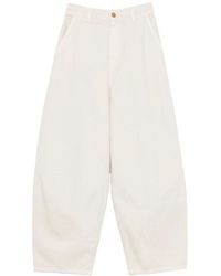 Alysi - Broeken ,Wit ,Wijde Broek - Lyst