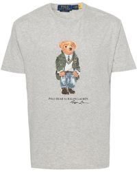 Ralph Lauren - Graue polo bear t-shirts und polos - Lyst