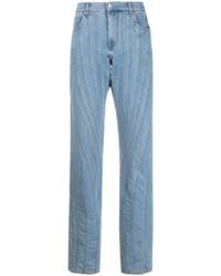 Mugler - Straight jeans - Lyst