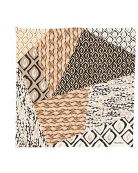 Max Mara - Accessoires ,Veelkleurig ,Carre Gedrukte Foulard - Lyst