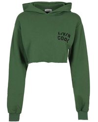 LIVINCOOL - Crop Hoodie - Lyst