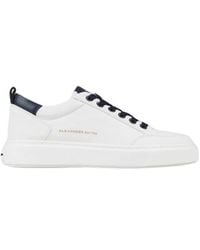 Alexander Smith - Weiße Blaue Bond Sneakers - Lyst