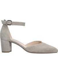 Gabor - Taupe Wildleder Stiefeletten Mit Hohem Absatz - Lyst