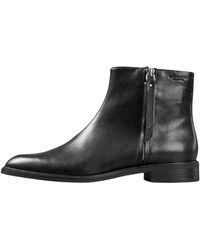 Vagabond Shoemakers - Elegantes botines negros de cuero - Lyst