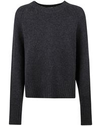 Allude - Round-Neck Knitwear - Lyst