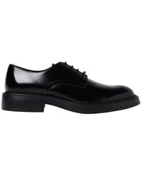 Tod's - Klassische Leder Derby Schuhe - Lyst